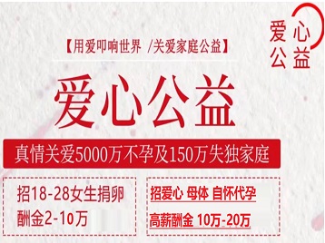 大新捐卵助孕生子 爱心志愿者招募